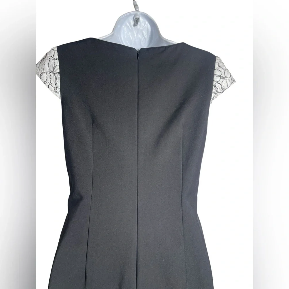Antonio Melani dress size 4  black & white dress‎ with beautiful embroidery 🖤🤍